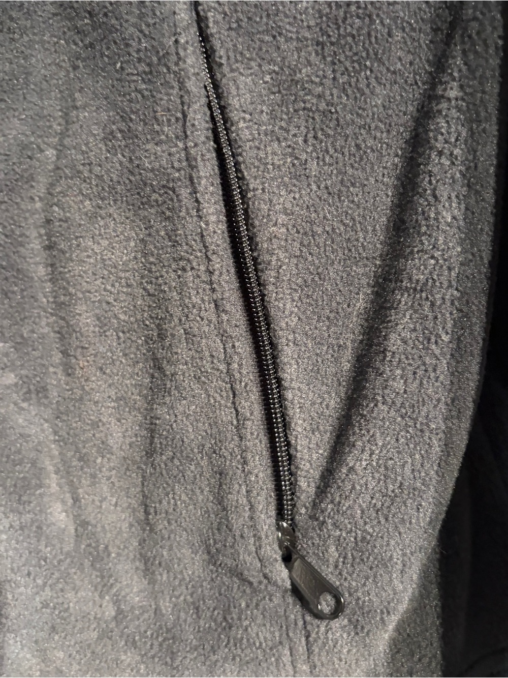 Columbia Black Fleece Full Zip up Jacket Women’s Size Medium zippered pockets - Picture 3 of 4